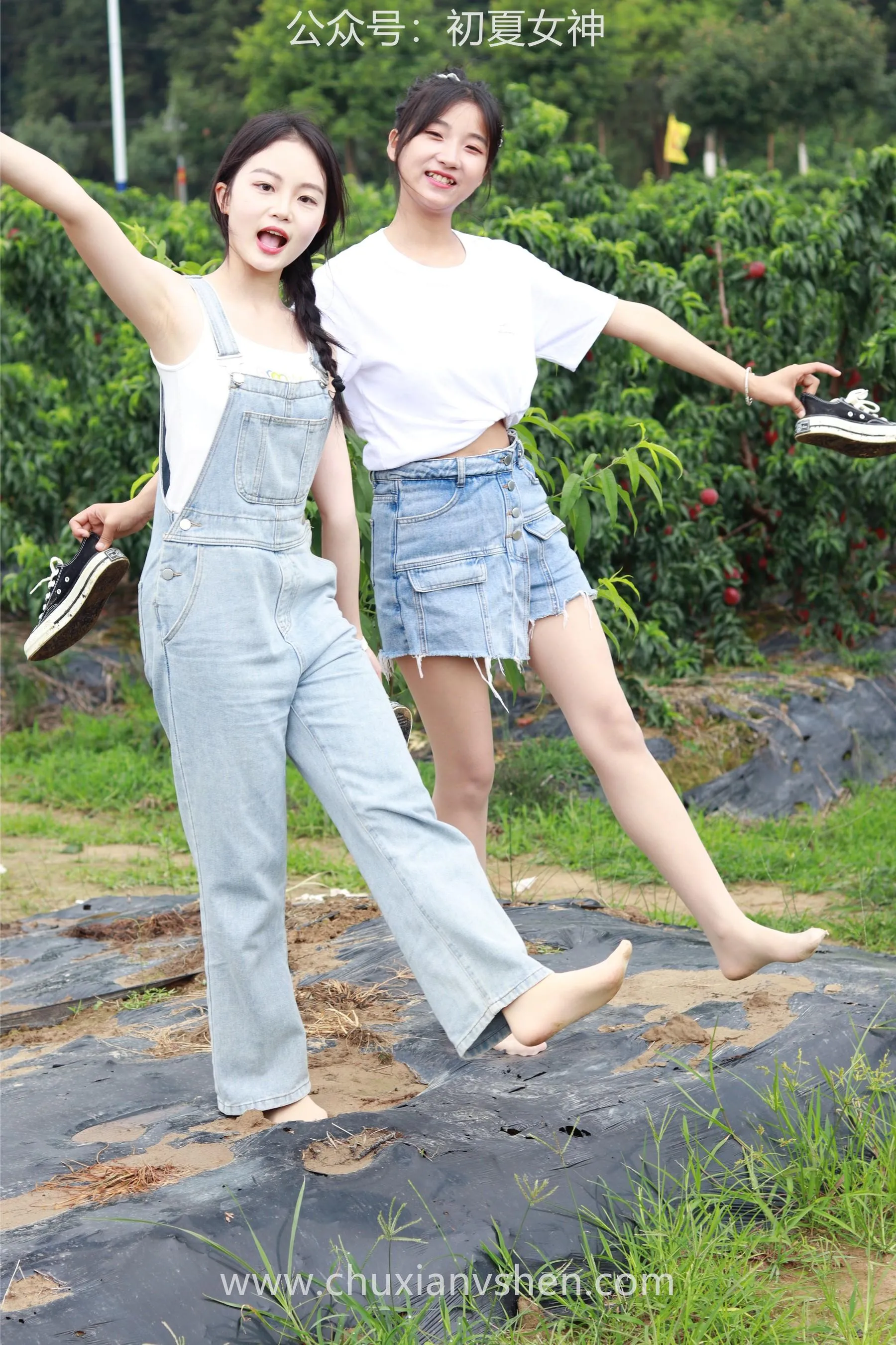 初夏女神 NO.055 双双点点 桃园姐妹 [172P]插图8